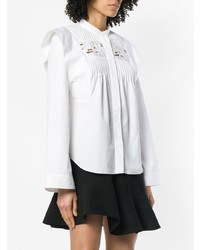 Белая блуза на пуговицах от Chloé