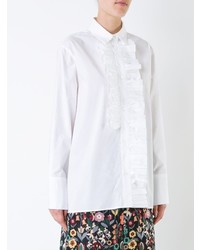 Белая блуза на пуговицах от Marni