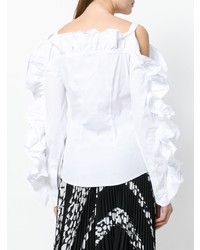 Белая блуза на пуговицах от Sara Roka