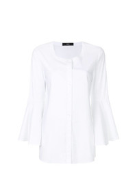 Белая блуза на пуговицах от Steffen Schraut