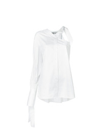 Белая блуза на пуговицах от Teija