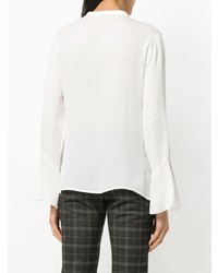 Белая блуза на пуговицах от Etro