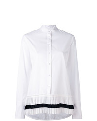 Белая блуза на пуговицах от Victoria Victoria Beckham