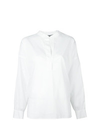 Белая блуза на пуговицах от Vince