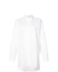 Белая блуза на пуговицах от Yohji Yamamoto