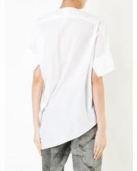 Белая блуза с коротким рукавом от Forme D'expression