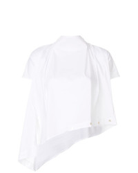 Белая блуза с коротким рукавом от Balossa White Shirt