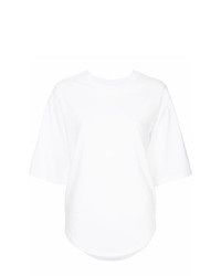 Белая блуза с коротким рукавом от CITYSHOP