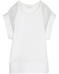 Белая блуза с коротким рукавом от Giambattista Valli
