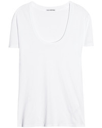 Белая блуза с коротким рукавом от James Perse