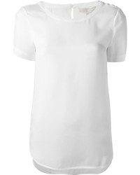 Белая блуза с коротким рукавом от MICHAEL Michael Kors
