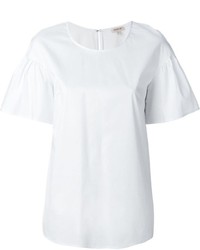Белая блуза с коротким рукавом от P.A.R.O.S.H.