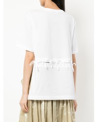 Белая блуза с коротким рукавом от Nehera