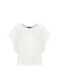 Белая блуза с коротким рукавом от Uma Raquel Davidowicz