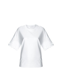 Белая блуза с коротким рукавом от Victoria Victoria Beckham