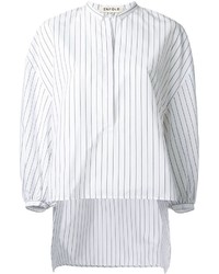 Белая блузка в вертикальную полоску от Enfold