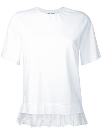 Белая блузка в сеточку от Muveil