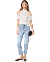 Белая блузка крючком от A.L.C.