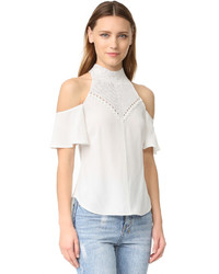 Белая блузка крючком от A.L.C.