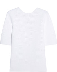 Белая блузка крючком от Victoria Beckham