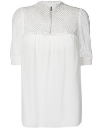 Белая блузка с вышивкой от 3.1 Phillip Lim
