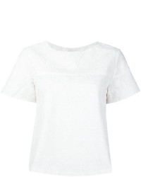 Белая блузка с вышивкой от Anine Bing