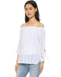 Белая блузка с вышивкой от Bailey 44