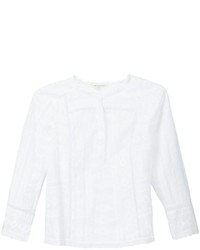 Белая блузка с вышивкой от Rebecca Taylor