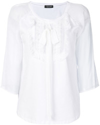Белая блузка с вышивкой от Twin-Set
