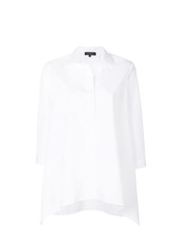 Белая блузка с длинным рукавом от Antonelli