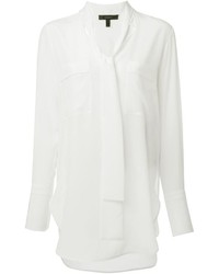Белая блузка с длинным рукавом от Belstaff