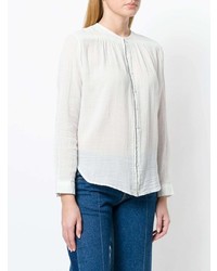 Белая блузка с длинным рукавом от Pas De Calais