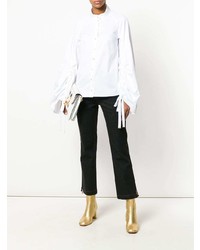 Белая блузка с длинным рукавом от OSMAN