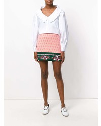 Белая блузка с длинным рукавом от Vivetta