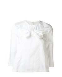 Белая блузка с длинным рукавом от Comme Des Garcons Comme Des Garcons