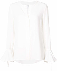 Белая блузка с длинным рукавом от Derek Lam 10 Crosby