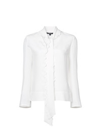 Белая блузка с длинным рукавом от Derek Lam