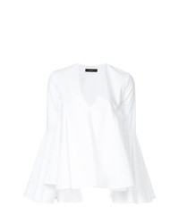 Белая блузка с длинным рукавом от Ellery
