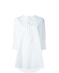 Белая блузка с длинным рукавом от Ermanno Scervino