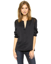 Белая блузка с длинным рукавом от Cooper & Ella