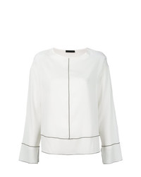 Белая блузка с длинным рукавом от Fabiana Filippi