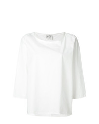 Белая блузка с длинным рукавом от Forte Forte