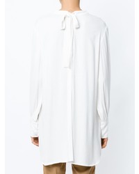 Белая блузка с длинным рукавом от Alcaçuz