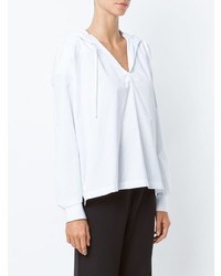 Белая блузка с длинным рукавом от Egrey