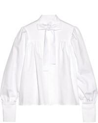 Белая блузка с длинным рукавом от J.W.Anderson