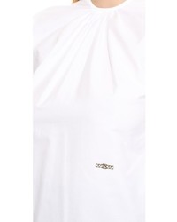 Белая блузка с длинным рукавом от Dsquared2