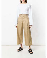 Белая блузка с длинным рукавом от Sofie D'hoore