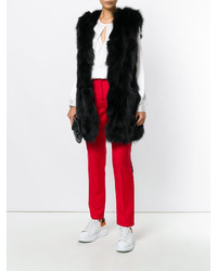 Белая блузка с длинным рукавом от Dondup