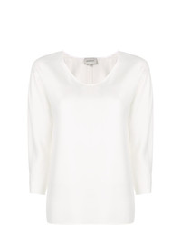 Белая блузка с длинным рукавом от Marcha