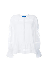 Белая блузка с длинным рукавом от MiH Jeans